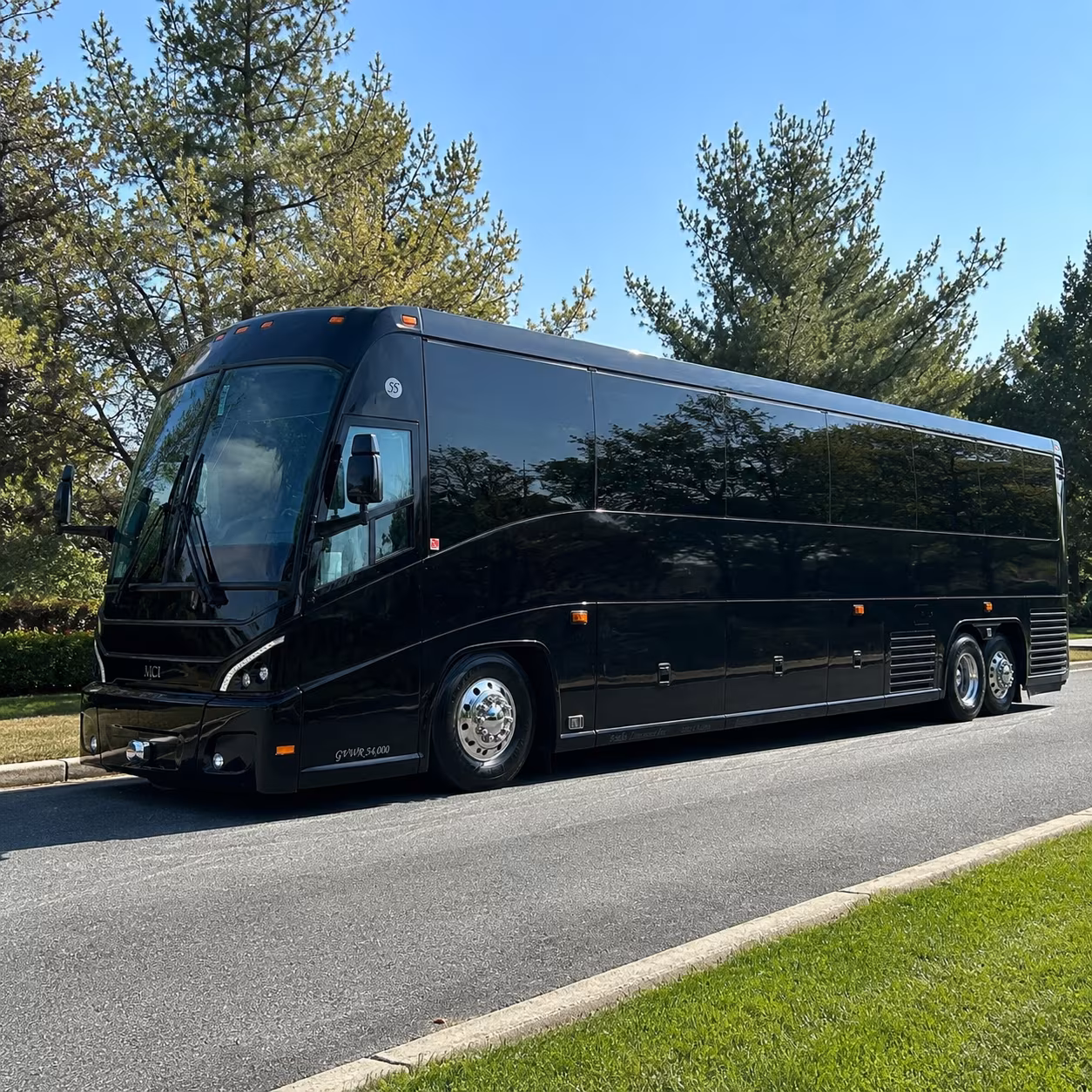 dearborn charter bus rental exterior