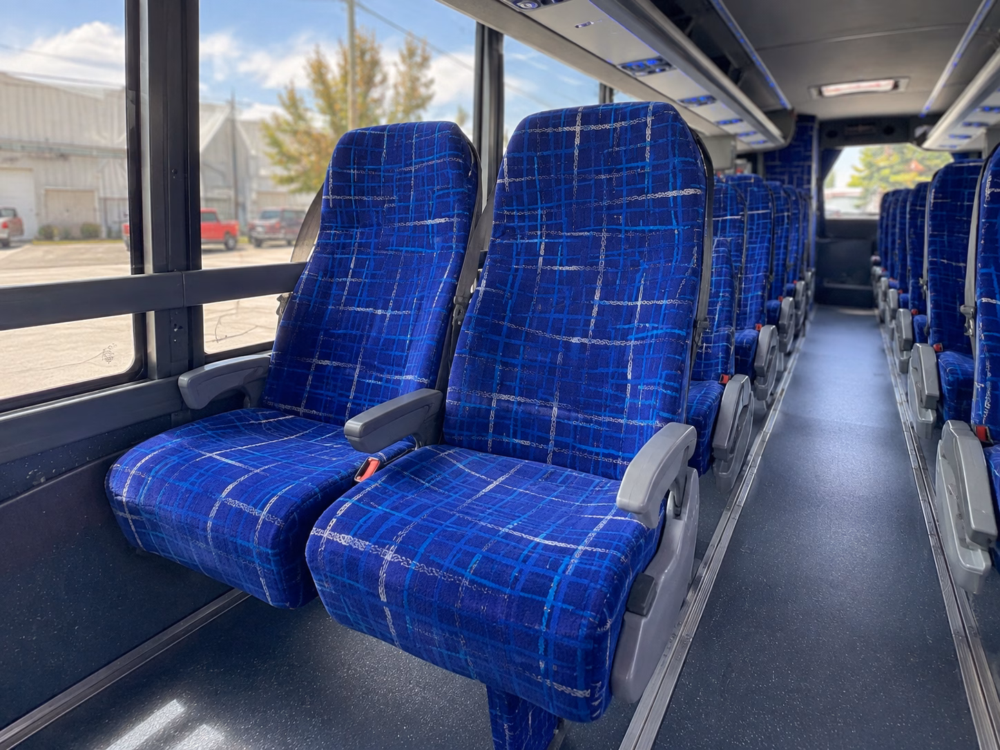 wyoming charter bus rental interior