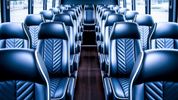 25 passenger minibus inside troy