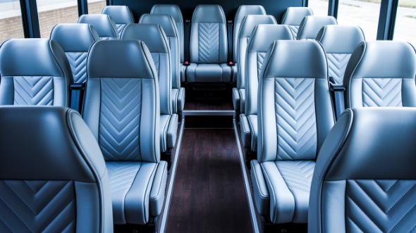 28 passenger minibus inside troy