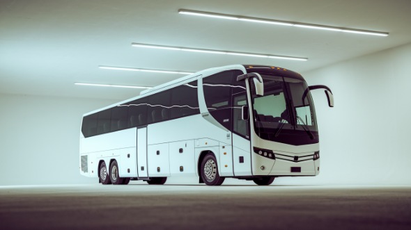 54 passenger charter bus troy