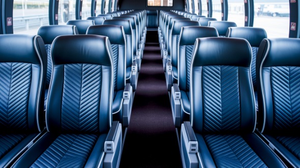 55 passenger charter bus rental troy