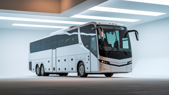 55 passenger charter bus troy