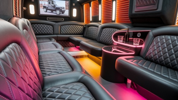 party bus rental inside troy