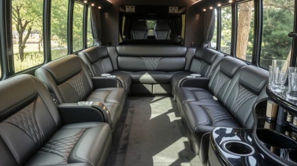 sprinter limo rental interior troy